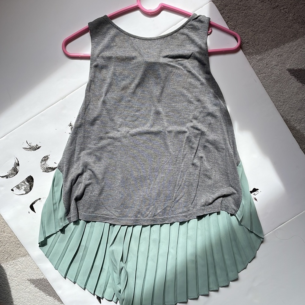 Urban Outfitters Sparkle & Fade Tank Top with pleated back Size Small
